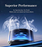 Volcano Car Diffuser – Smart Aroma Air Freshener with LED Ambient Light & Adjustable Mist
